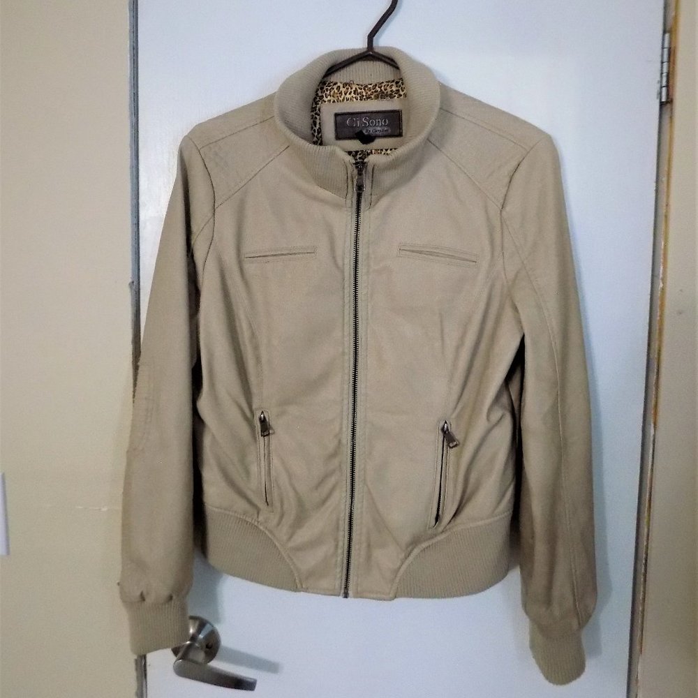 Ci Sono faux leather jacket